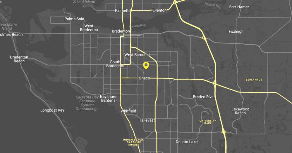 Map showing location